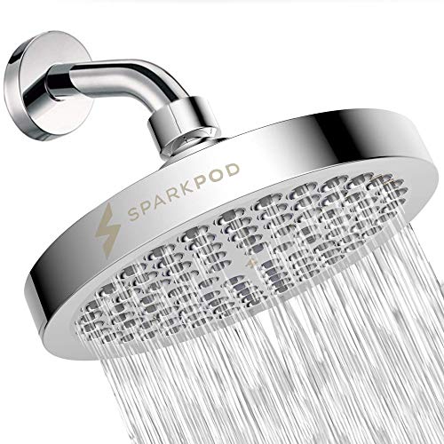 JOMOO Square Ultra Thin Stainless Steel 10 inch Rain Shower Head TPR Nozzle Chrome Finish